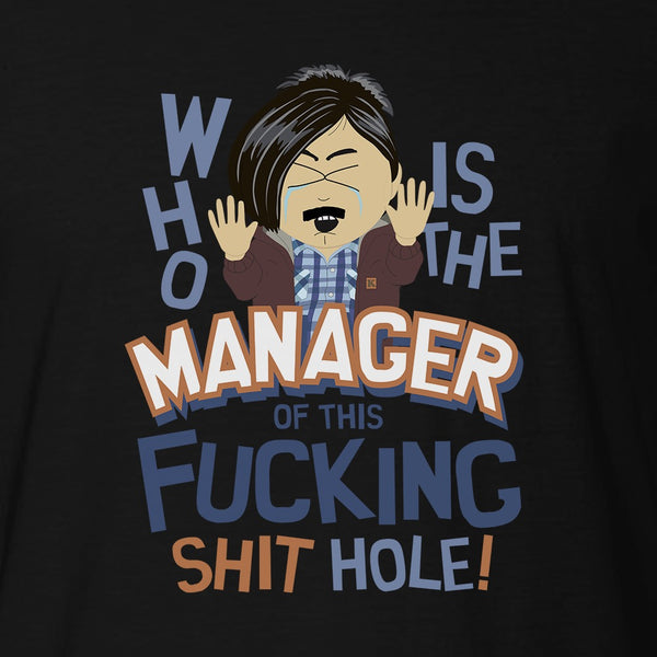 South Park Randy Who Is The Manager Short Sleeve T-Shirt – South