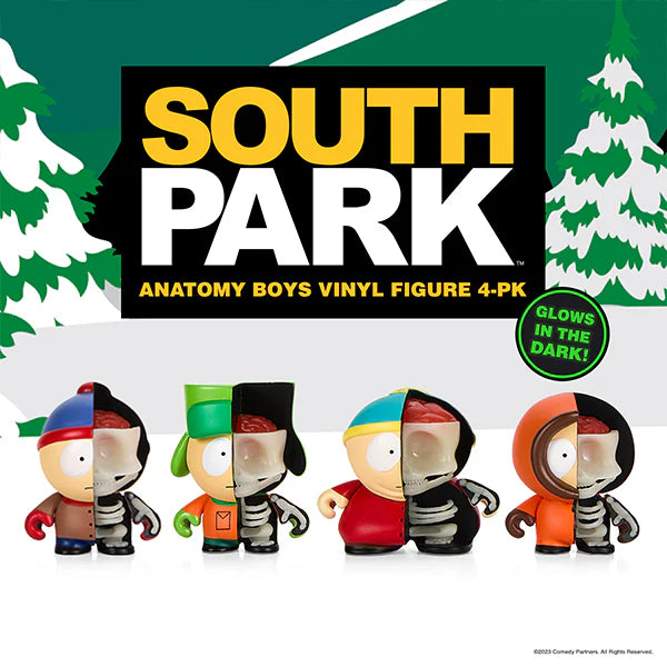 South Park Anatomy Boys 4-Pack Kidrobot Vinyl Figures