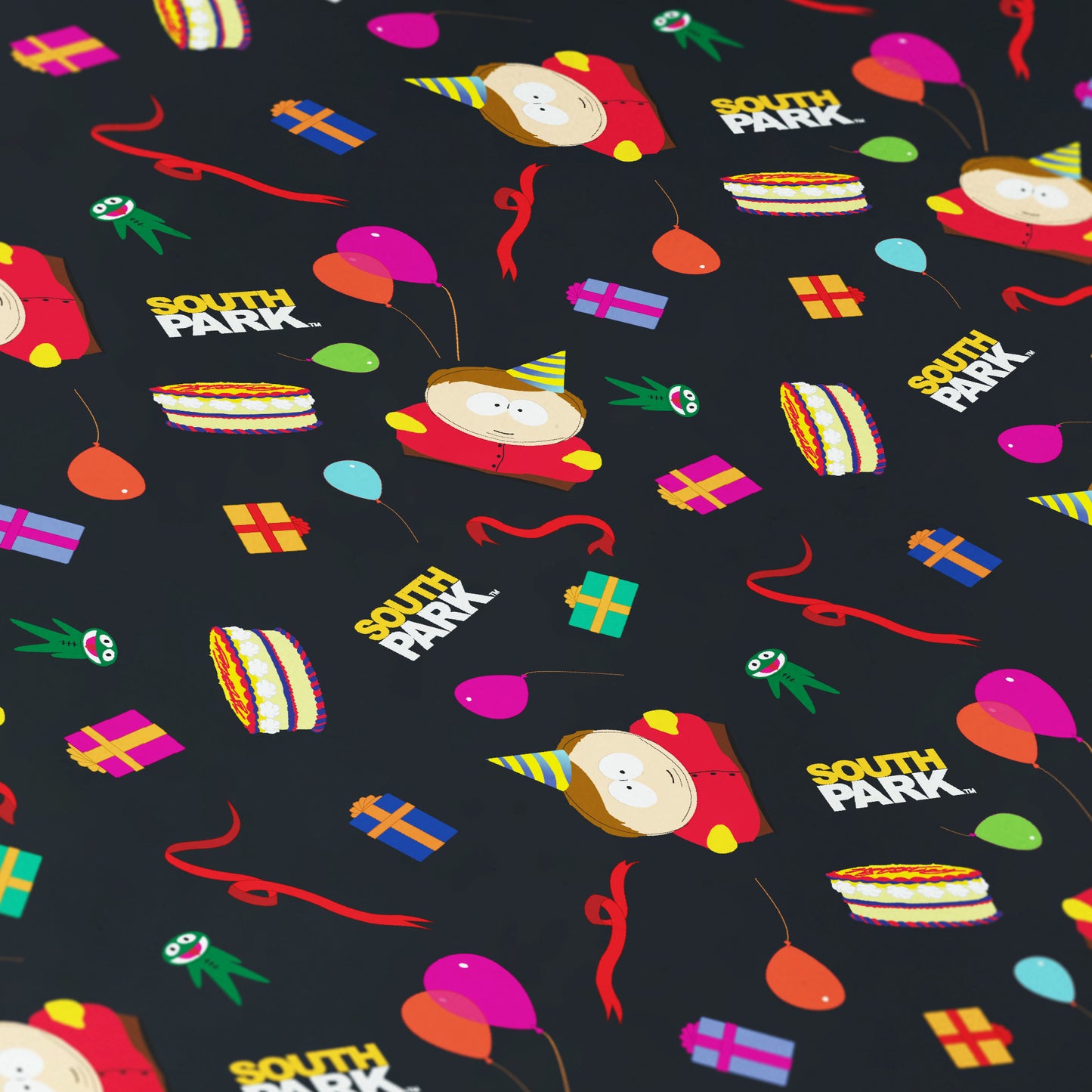 South Park Cartman Birthday Gift Wrap