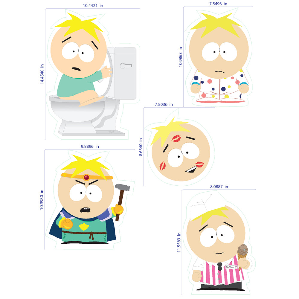 South Park Butters Wall Sticker Sheet