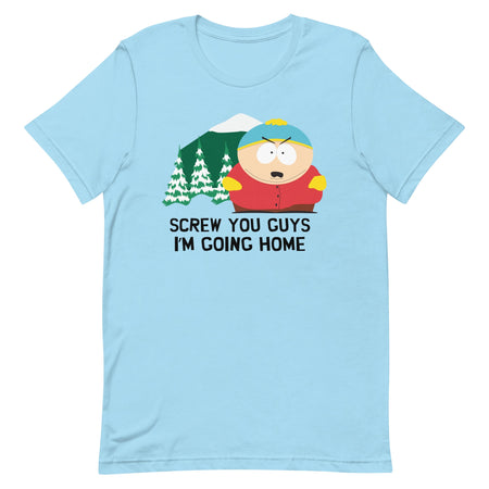 South Park Cartman Screw You Guys Adult Short Sleeve T-Shirt