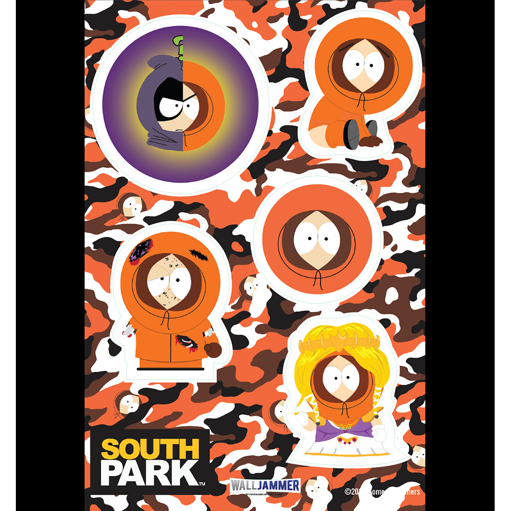 South Park Kenny Wall Sticker Sheet