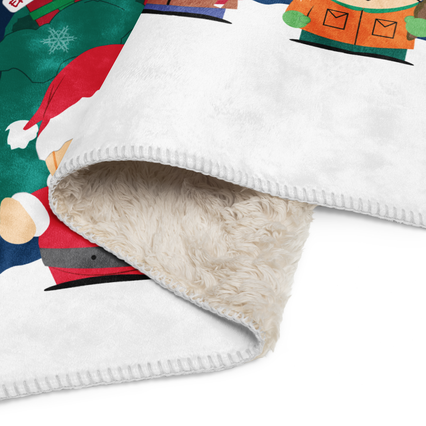 South Park Season Greetings Sherpa Blanket