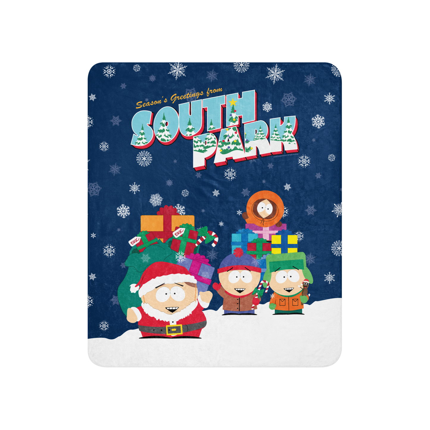 South Park Season Greetings Sherpa Blanket