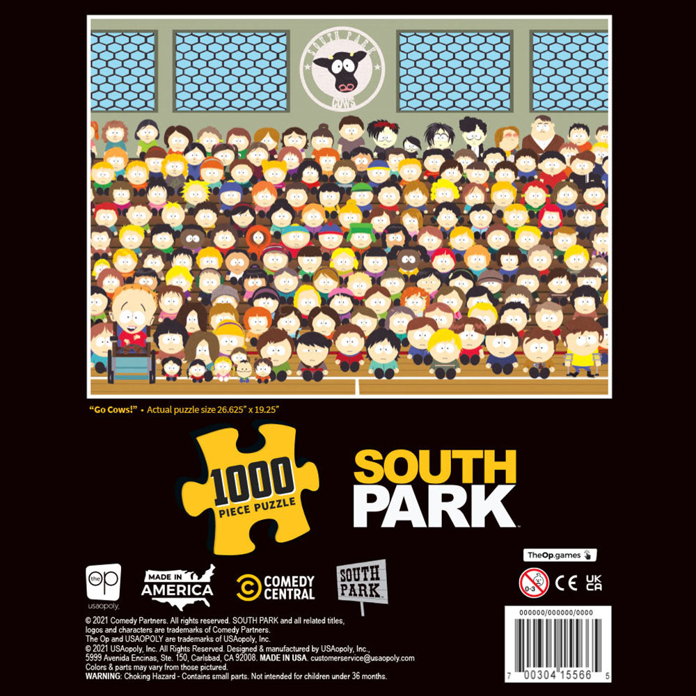 South Park "Go Cows!" 1,000-Piece Puzzle