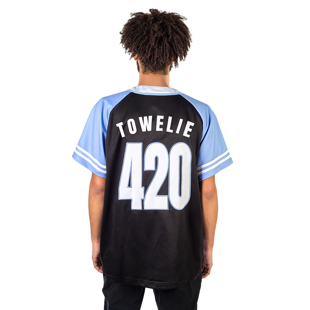 South Park Towelie Wanna Get High? 420 Baseball Jersey