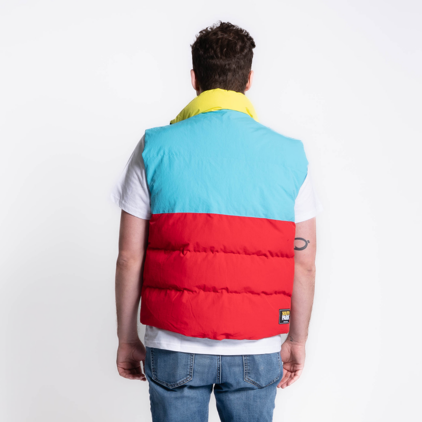 South Park Cartman Colorblock Puffer Vest