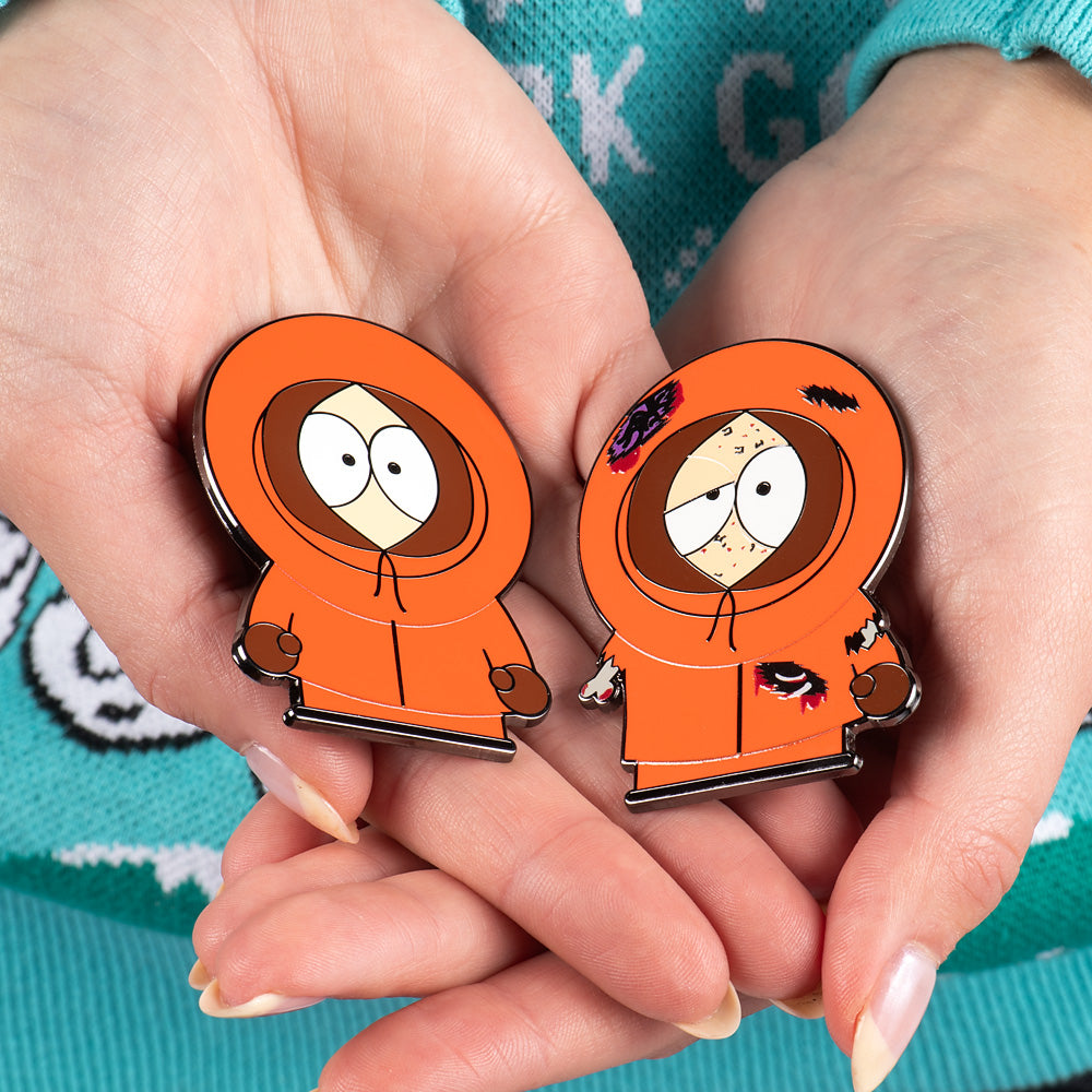 South Park Kenny and Dead Kenny Pin Set