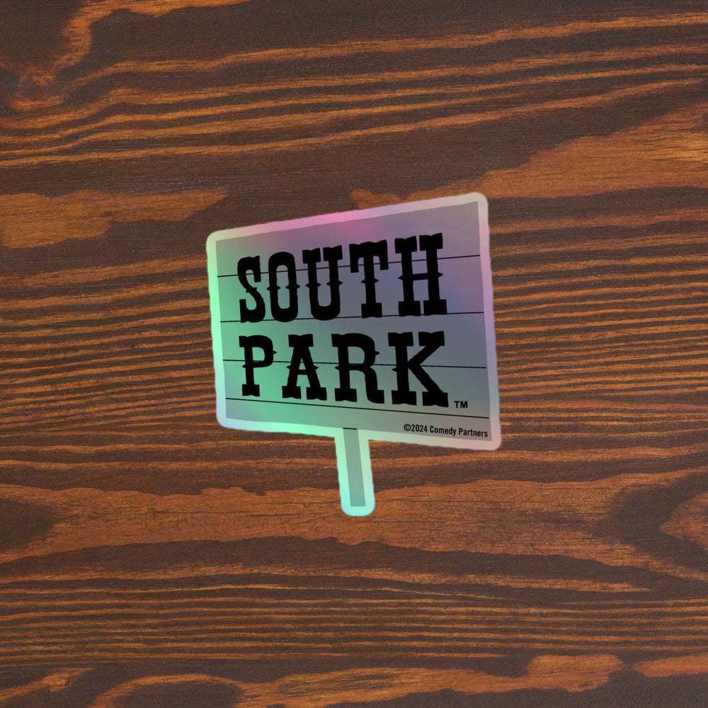 South Park Logo Holo Sticker