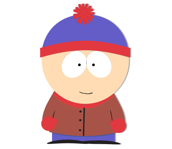 ClothingSouth Park Stan Hat Men's Tri-Blend T-Shirt