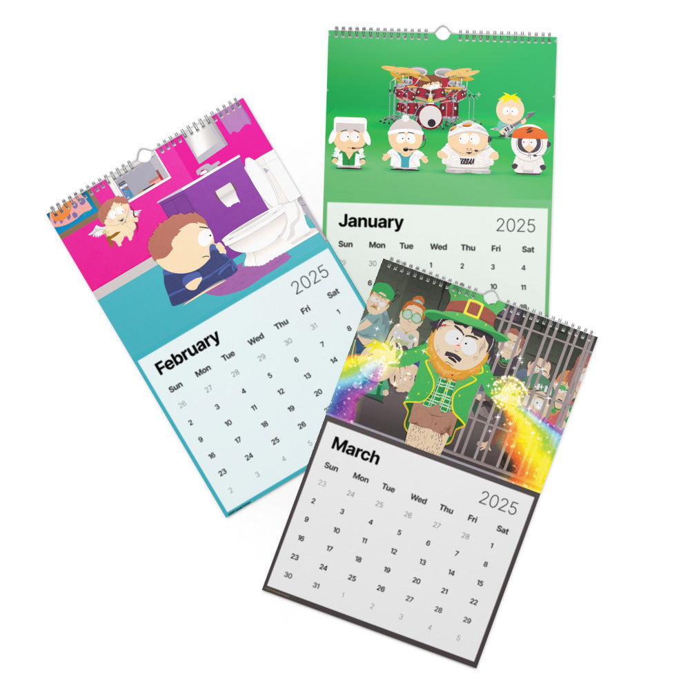 South Park 2025 Wall Calendar