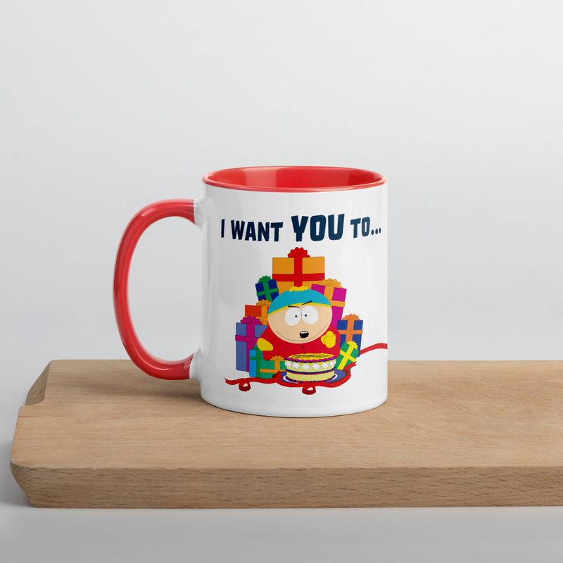 South Park Cartman Give Me Presents Mug