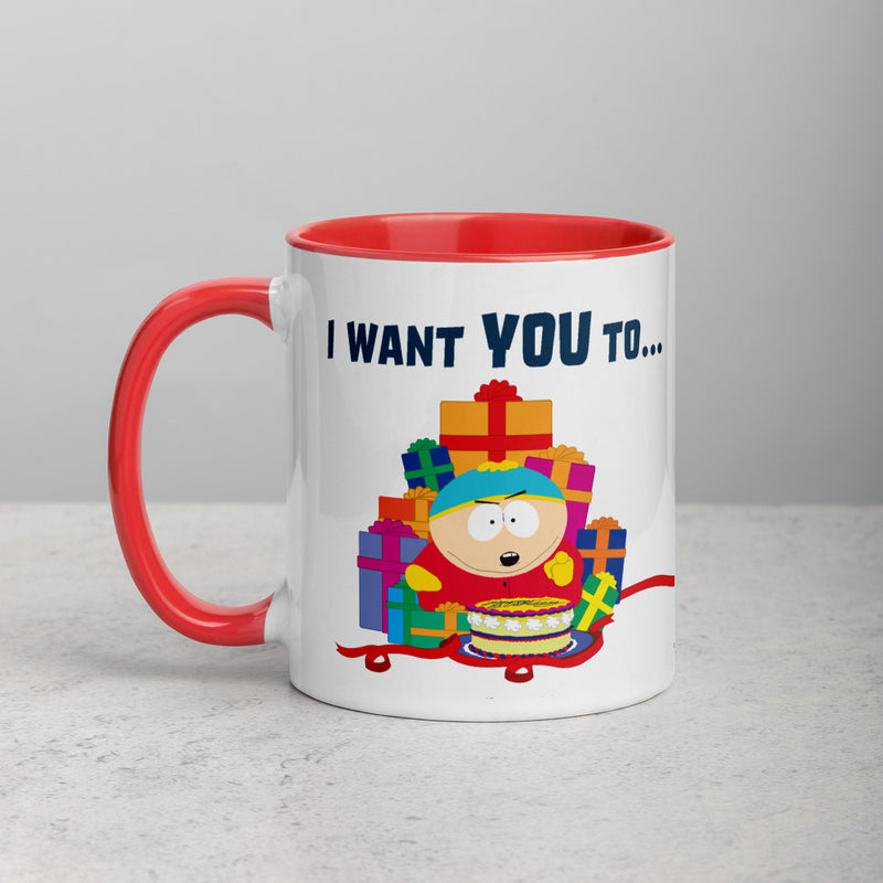 South Park Cartman Give Me Presents Mug