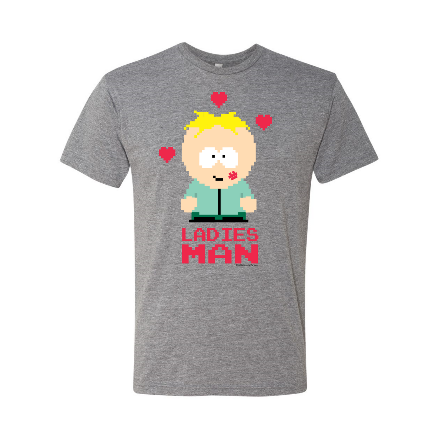 South Park 8-Bit Butters Ladies Man Short Sleeve T-Shirt