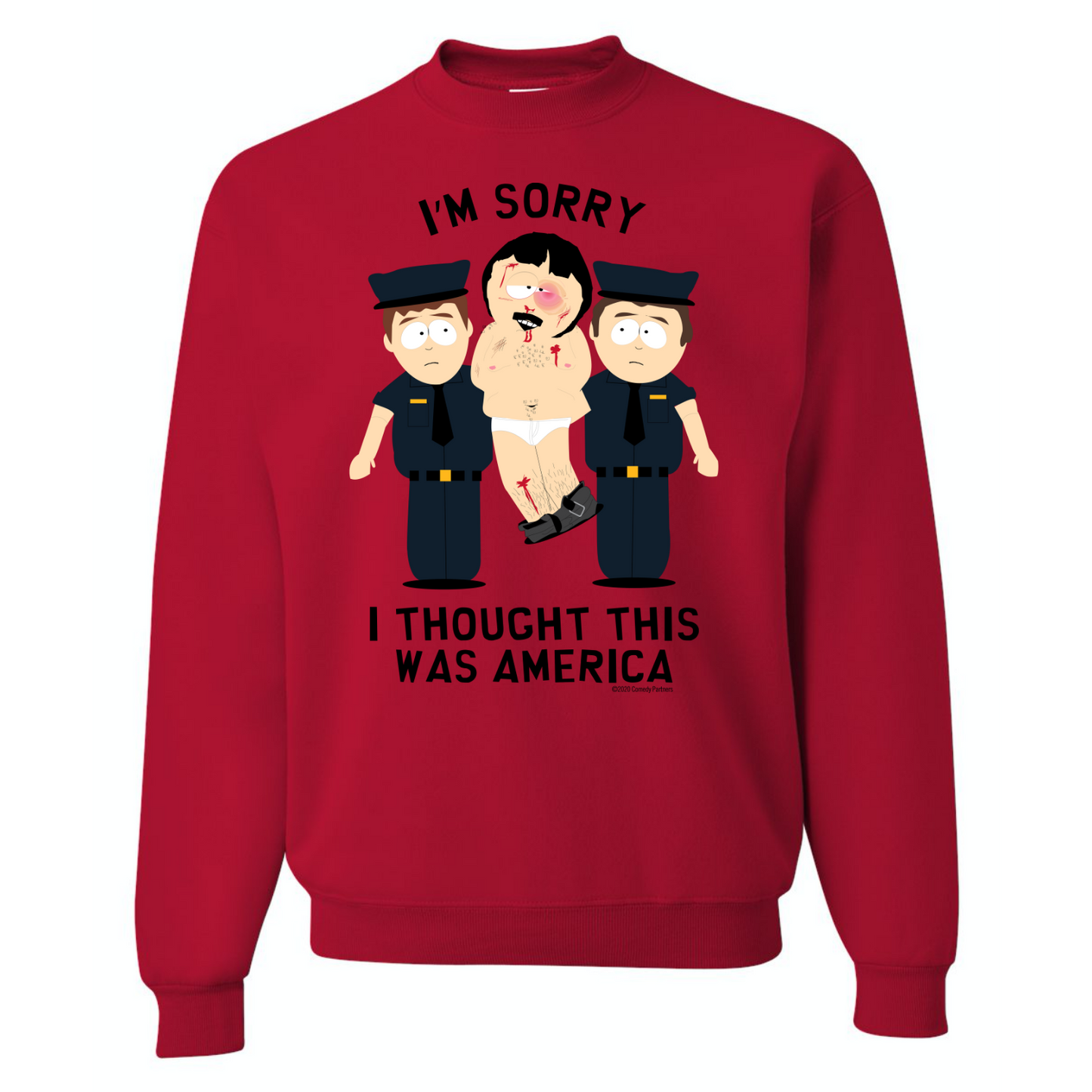 South Park Randy I Thought This Was America Crew Neck Sweatshirt