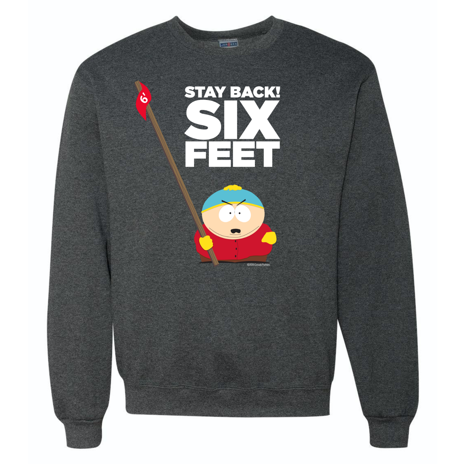 South Park Cartman Stay Back Crew Neck Sweatshirt