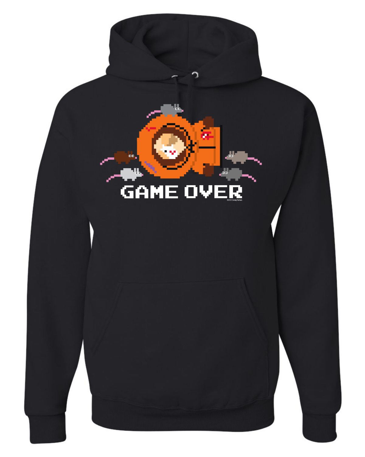 South Park Kenny Game Over Fleece Hooded Sweatshirt