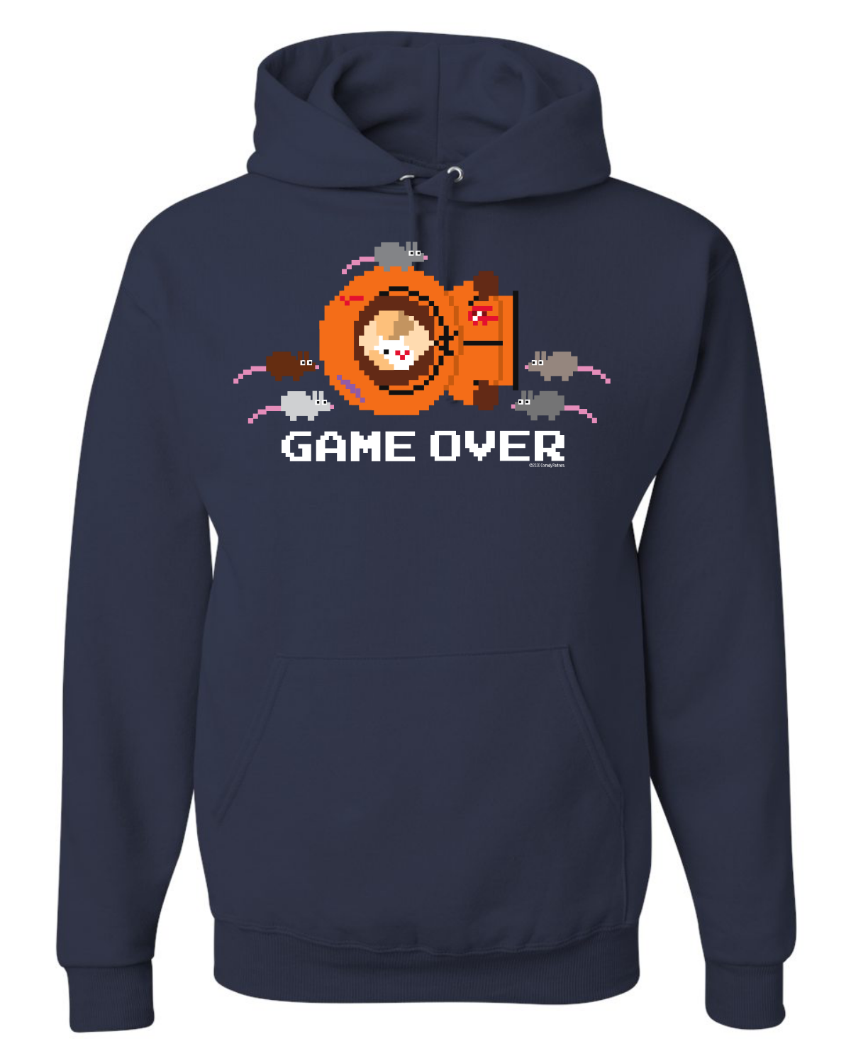 South Park Kenny Game Over Fleece Hooded Sweatshirt