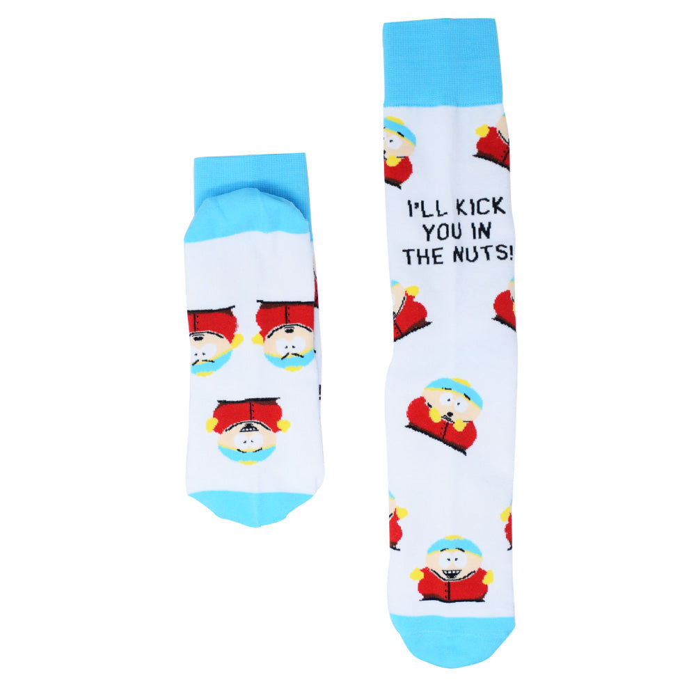 South Park Cartman Kick You in the Nuts Socks