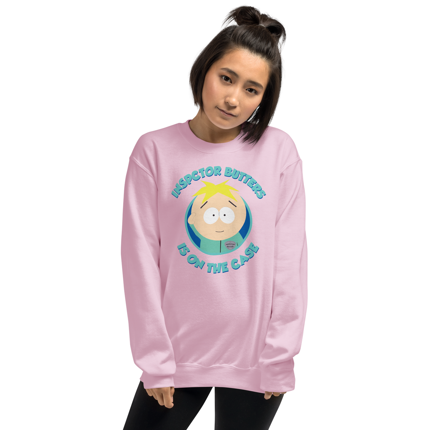 South Park Inspector Butters Is On The Case Fleece Crewneck Sweatshirt