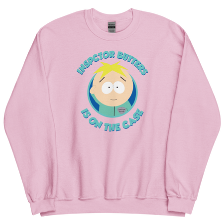 South Park Inspector Butters Is On The Case Fleece Crewneck Sweatshirt