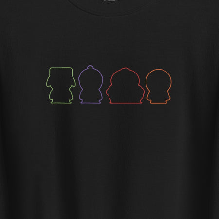 South Park Embroidered Boys Silhouettes Crewneck