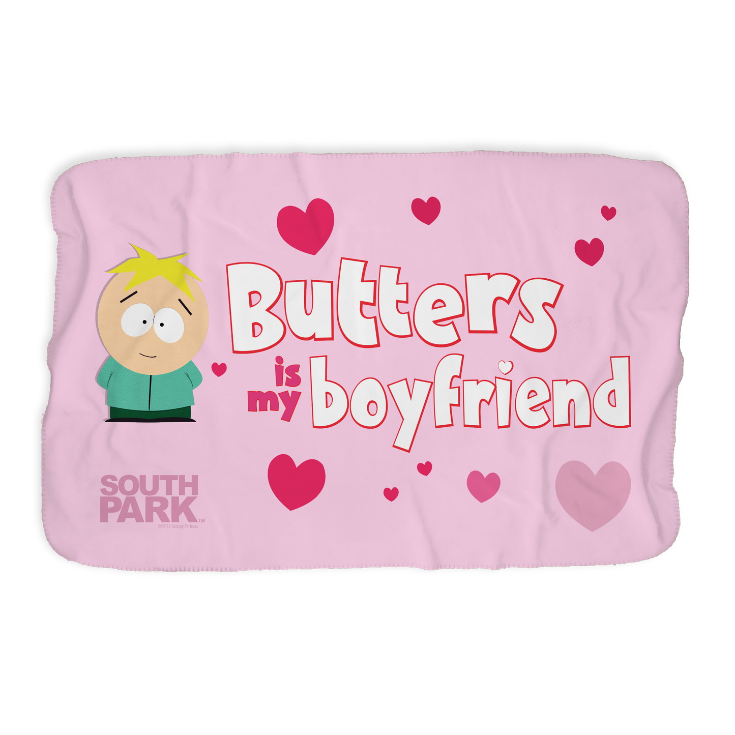 South Park Butters Is My Boyfriend Sherpa Blanket