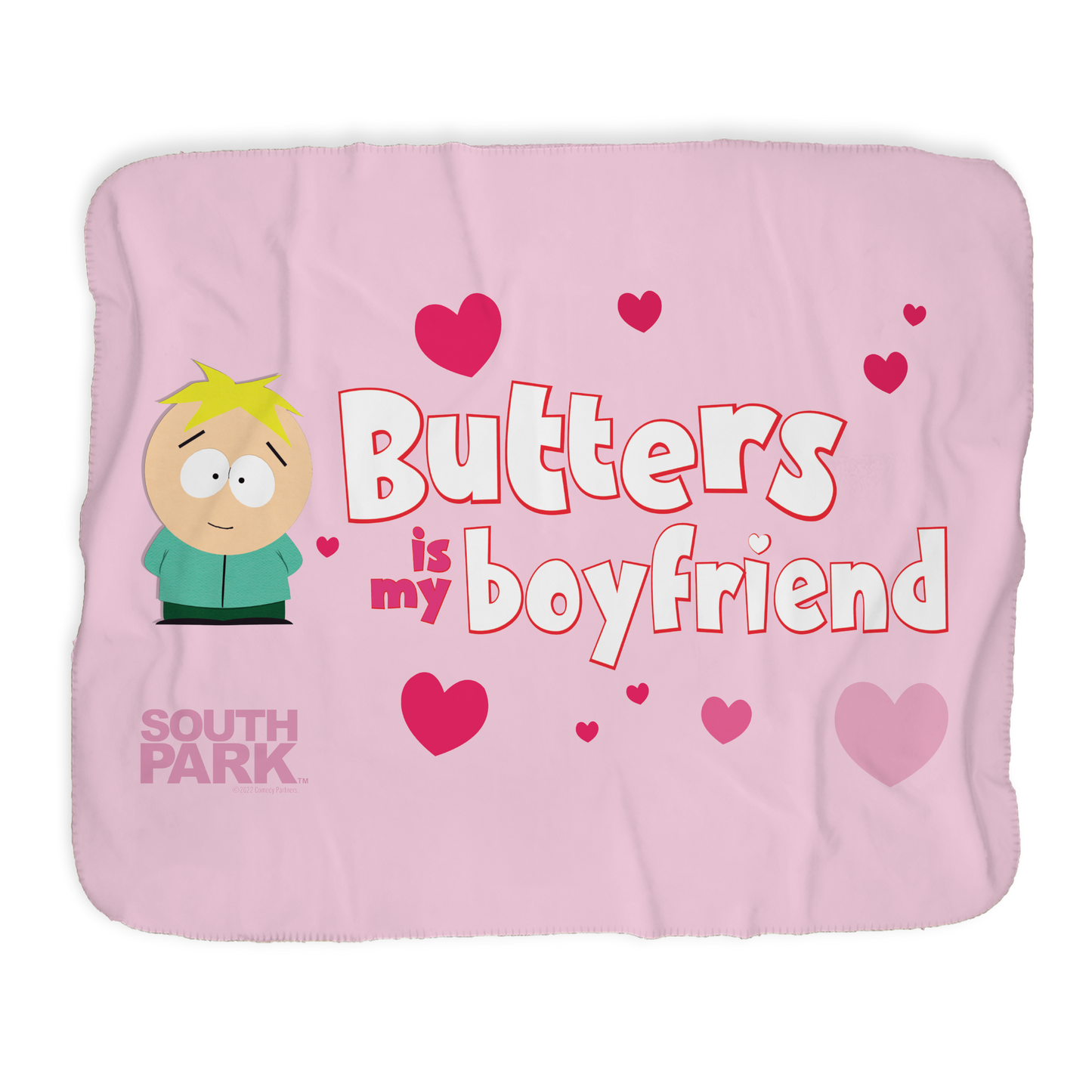 South Park Butters Is My Boyfriend Sherpa Blanket