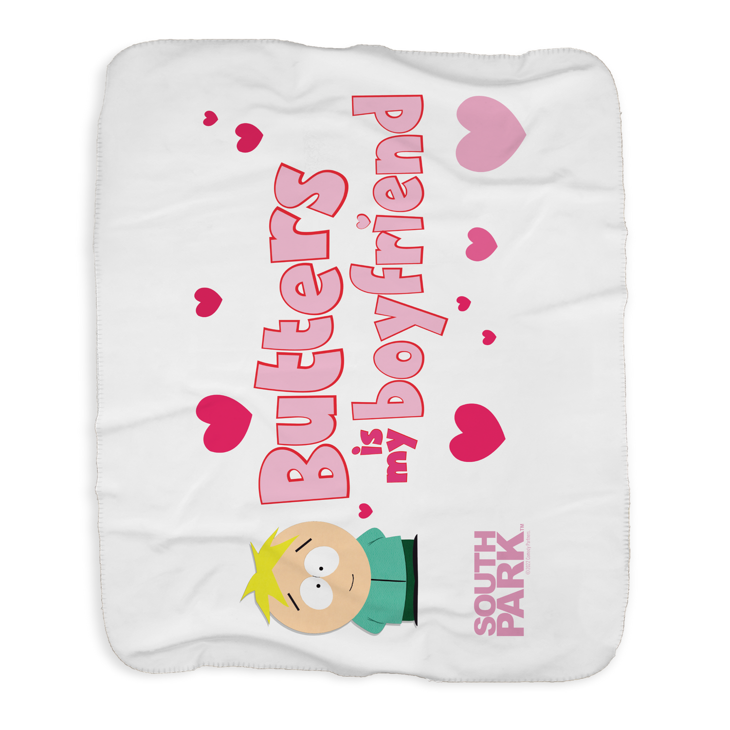 South Park Butters Is My Boyfriend Sherpa Blanket