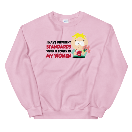 South Park Butters Different Standards Fleece Crewneck Sweatshirt