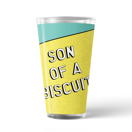 South Park Butters Son of a Biscuit 17 oz Pint Glass