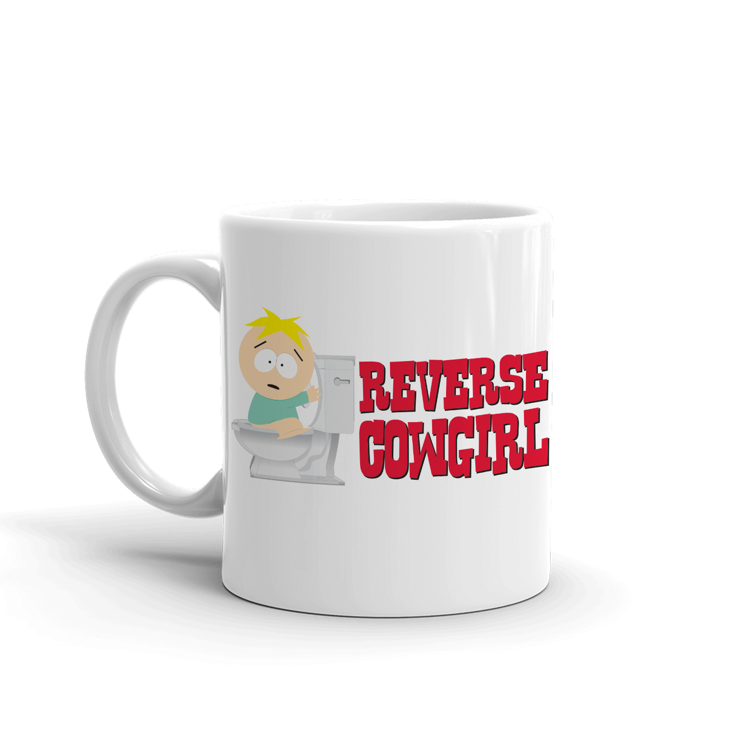 South Park Butters Reverse Cowgirl White Mug