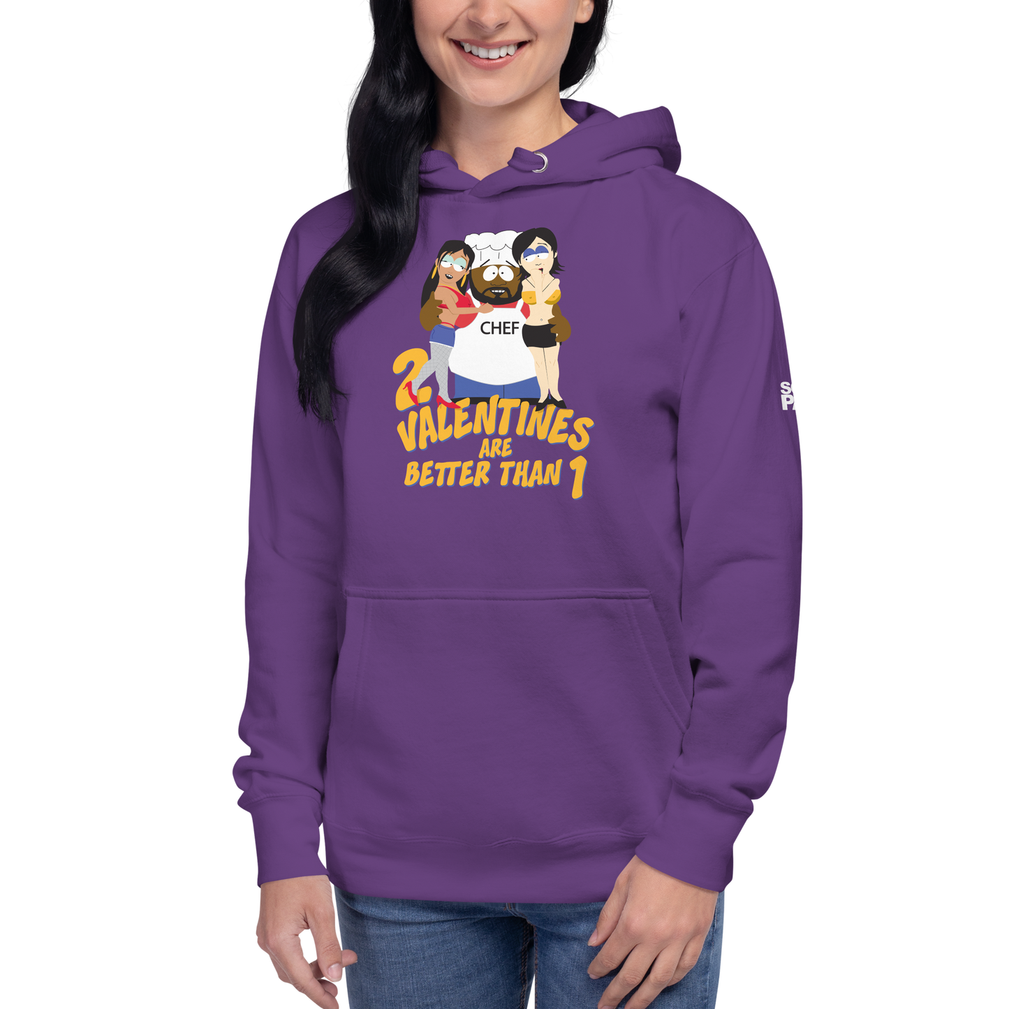 South Park 2 Valentine's Is Better Than 1 Adult Premium Hoodie