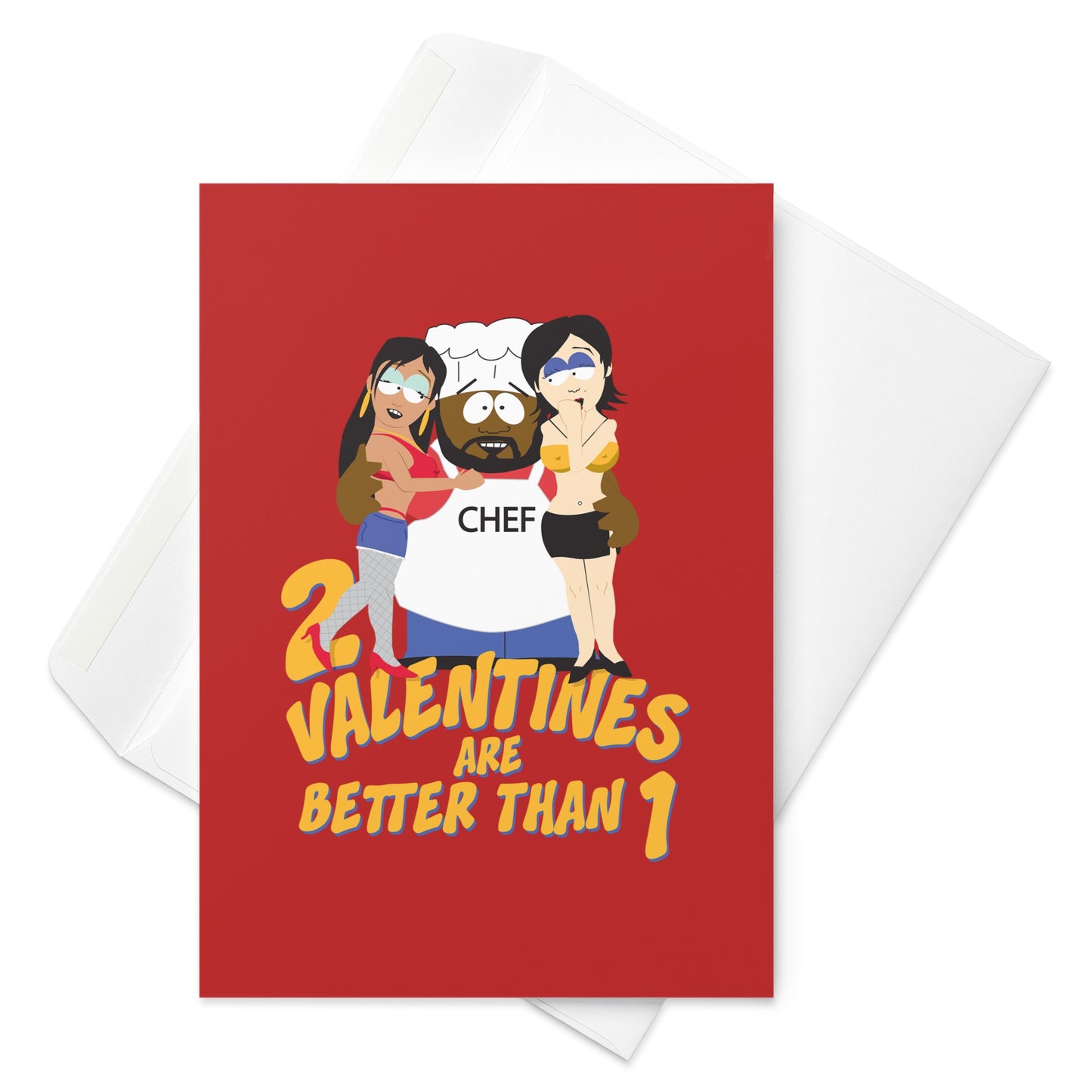 South Park 2 Valentine's Is Better Than 1 Greeting card