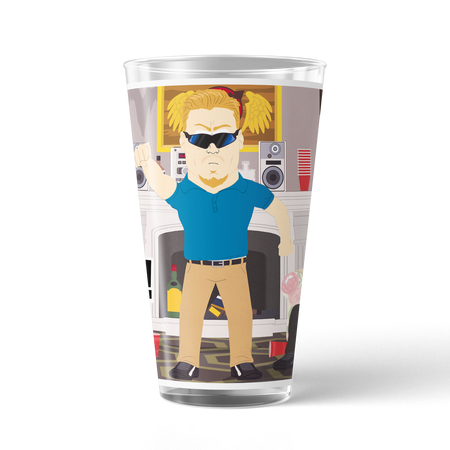 South Park PC Principal Check Your Privilege! 17 oz Pint Glass