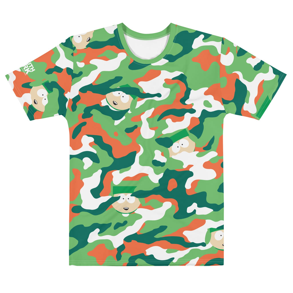 South Park Cartman Camo Unisex Short Sleeve T-Shirt White / L