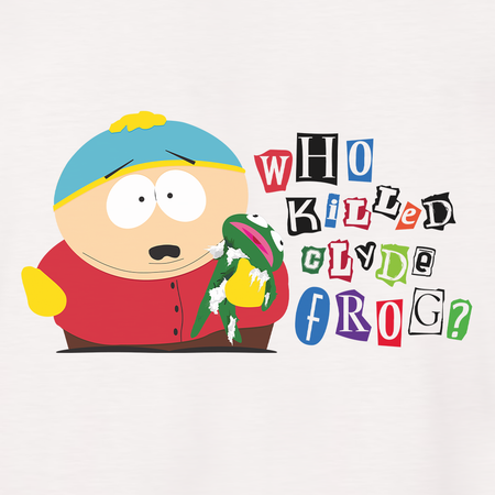 South Park Cartman Who Killed Clyde Frog Adult Short Sleeve T-Shirt