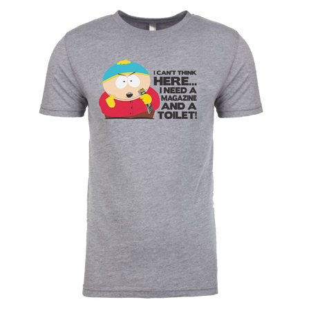 South Park Cartman Magazine and a Toilet Tri-Blend T-Shirt