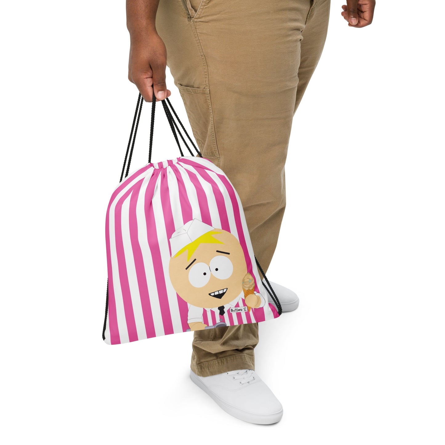 South Park Butters Ice Cream Parlor Drawstring Bag