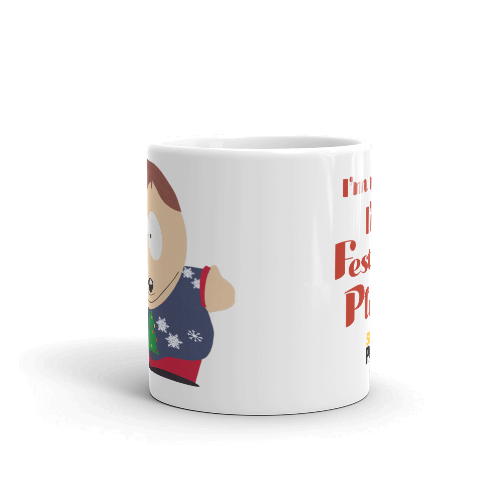 South Park Cartman Festively Plump White Mug