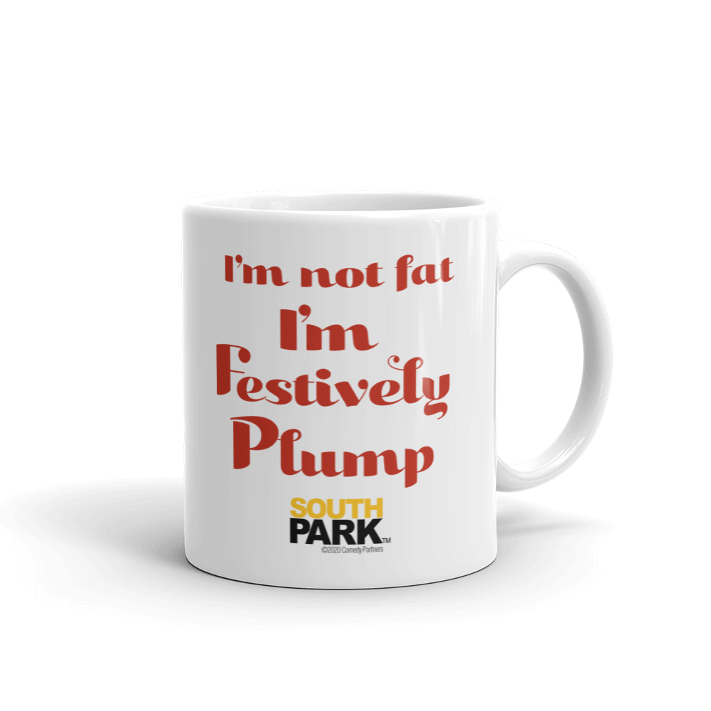 South Park Cartman Festively Plump White Mug