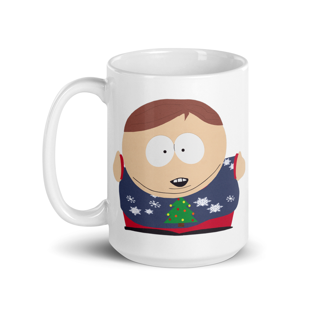 South Park Cartman Festively Plump White Mug