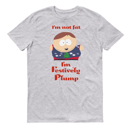 South Park Cartman Festively Plump Adult Short Sleeve T-Shirt