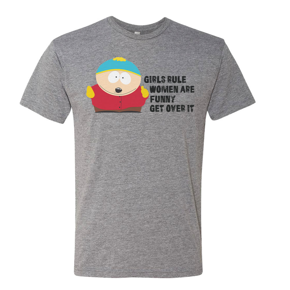 South Park Cartman Girls Rule Tri-Blend Short Sleeve T-Shirt