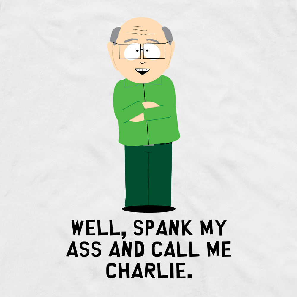 South Park Mr. Garrison Call Me Charlie Adult Short Sleeve T-Shirt