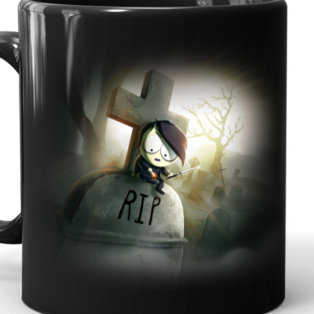 South Park Goth Firkle Black Mug