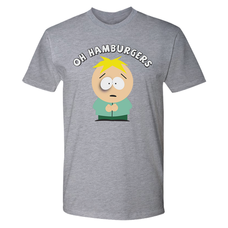 South Park Butters Oh Hamurgers Adult Short Sleeve T-Shirt