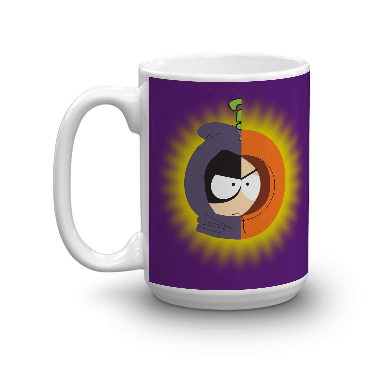 South Park Half and Half Kenny Mysterion White Mug