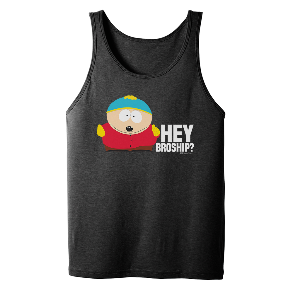 South Park Cartman Hey Broship Adult Tank Top