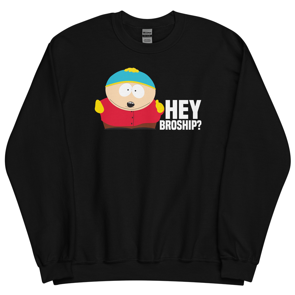 South Park Cartman Hey Broship Fleece Crewneck Sweatshirt – South Park Shop